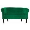 Sofa Milo MG25 zielona, nogi venge