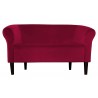 Sofa Milo MG31 czerwony nogi 20 venge