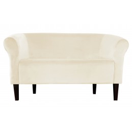 Sofa Milo MG50 kremowy z nogami venge