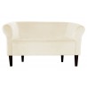 Sofa Milo MG50 kremowy z nogami venge