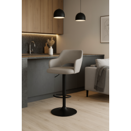 Hoker JULA obrotowy czarne nogi MG33 – nowoczesny styl