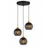 Lampa sufitowa loft AT16-3SZ-Black – elegancka i industrialna