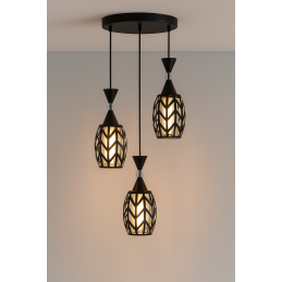 Lampa sufitowa loft AT12-3SZ-Black – nowoczesna i stylowa