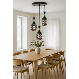Lampa sufitowa loft AT12-3SZ-Black – nowoczesna i stylowa