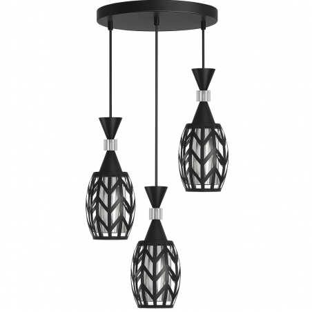 Lampa sufitowa loft AT12-3SZ-Black