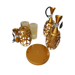 Lampa sufitowa loft AT12-3SZ-Gold – elegancka i nowoczesna