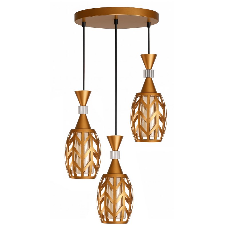 Lampa sufitowa loft AT12-3SZ-Gold – elegancka i nowoczesna