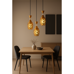 Lampa sufitowa loft AT12-3SZ-Gold – elegancka i nowoczesna