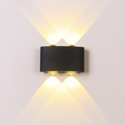 Kinkiet lampa wisząca LED elewacyjny metalowa AT85-2KL-Black