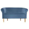 Sofa Milo MG33 niebieska, nogi buk 20 cm