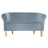 Sofa Milo BL06 szary błękit nogi 20 buk