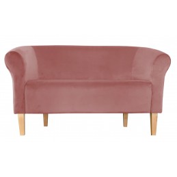 Sofa Milo MG58 róż indyjski z nogami buk