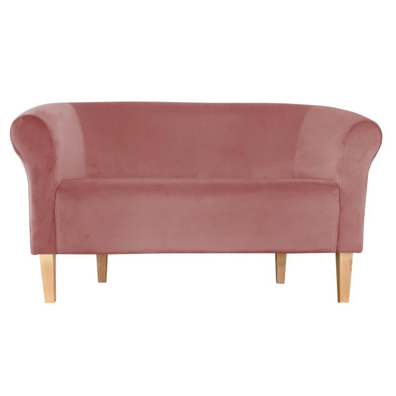 Sofa Milo MG58 róż indyjski z nogami buk
