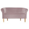 Sofa Milo MG55 szary róż nogi 20 buk