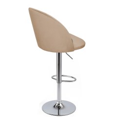 Hoker krzesło barowe SILVER velvet chrom MG06