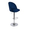 Hoker SILVER obrotowy velvet granat chrom