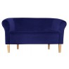 Sofa Milo MG16 granatowa, nogi buk 20 cm