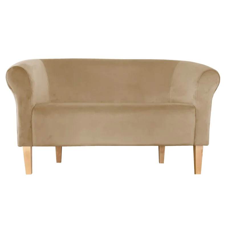 Sofa Milo MG06 jasny brąz z nogami buk