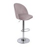 Hoker barowy SILVER obrotowy chrom MG55 szary róż