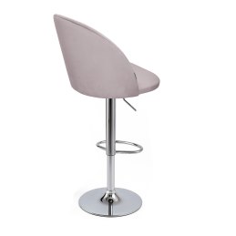Hoker barowy SILVER obrotowy chrom MG55 szary róż