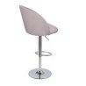 Hoker barowy SILVER obrotowy chrom MG55 szary róż