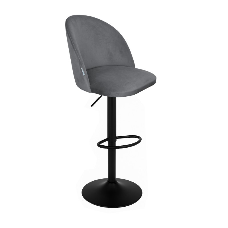 Hoker barowy SILVER czarny velvet BL14