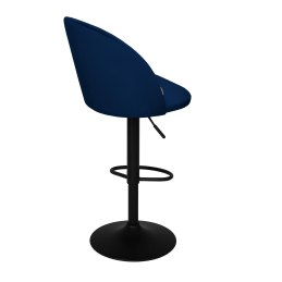 Hoker krzesło barowe obrotowe SILVER noga czarna MG16