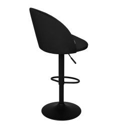 Hoker krzesło barowe obrotowe SILVER noga czarna MG19