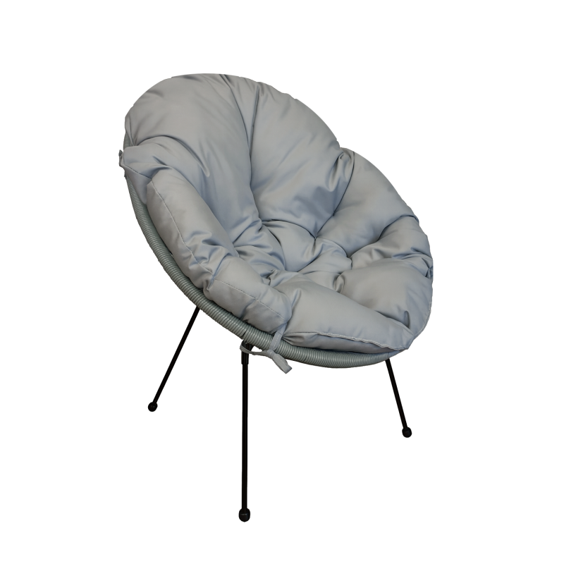 Poduszka puchowa Acapulco wodoodporna na fotel Oxford szary