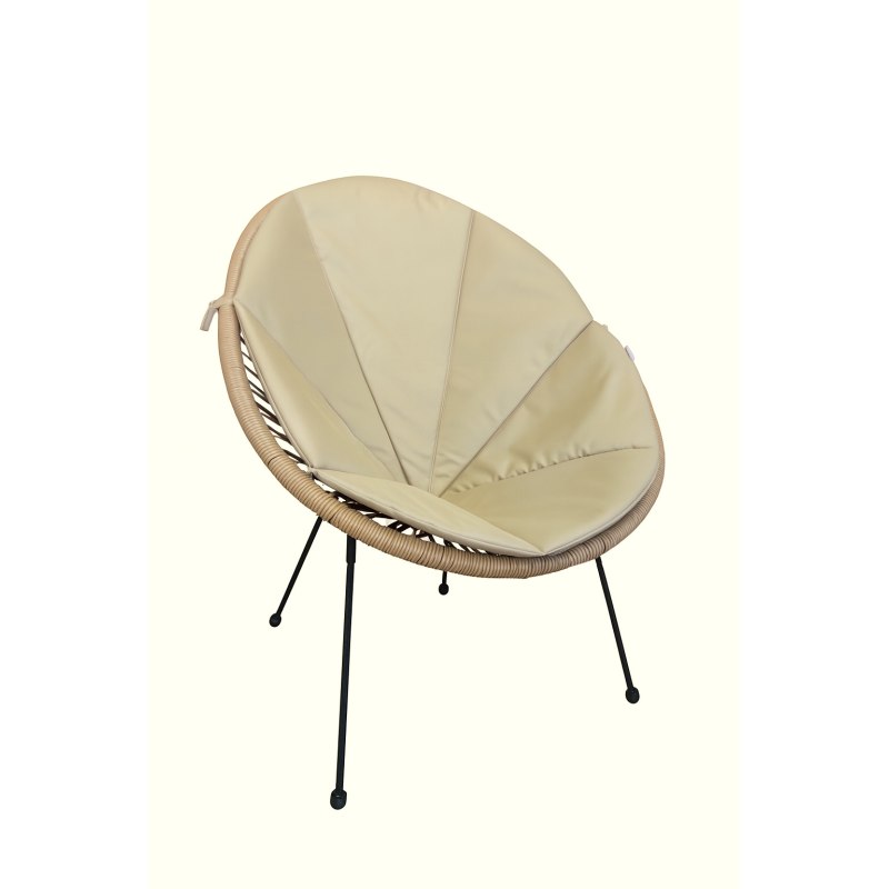 Poduszka Acapulco wodoodporna na fotel Oxford beż