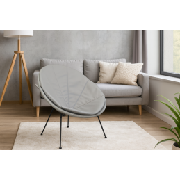 Poduszka Acapulco wodoodporna na fotel Oxford szary