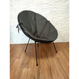 Poduszka Acapulco wodoodporna na fotel Oxford grafit