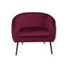 Fotel SYDNEY nogi czarne MG02 - welur
