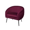 Fotel SYDNEY nogi czarne MG02 - welur