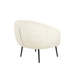 Fotel SYDNEY kremowy, nogi czarne MG50