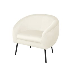 Fotel SYDNEY kremowy, nogi czarne MG50