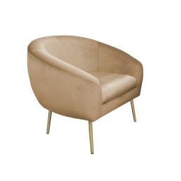 Fotel SYDNEY nogi złote MG06