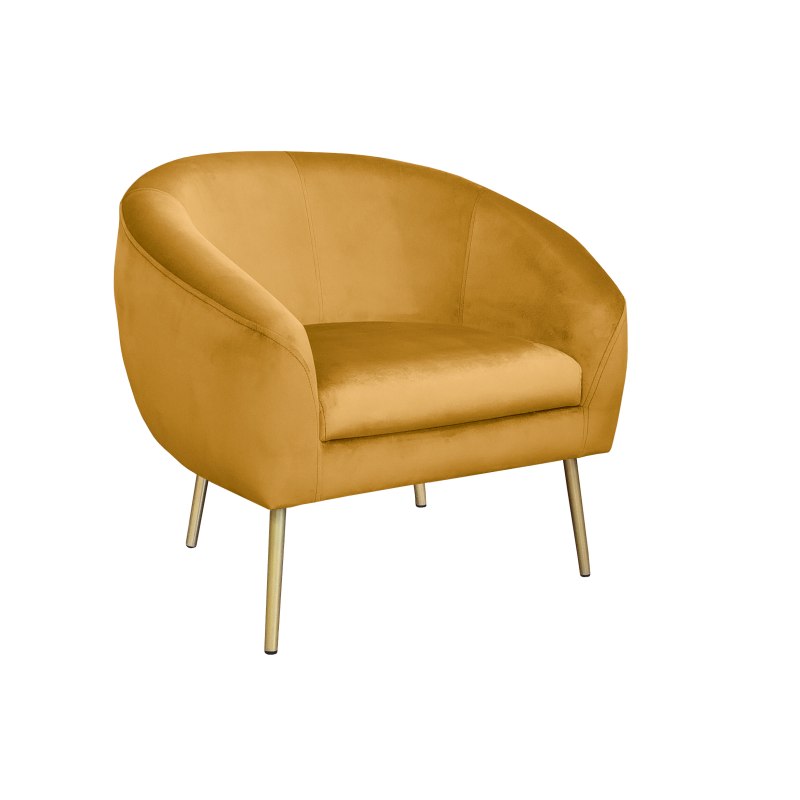 Fotel SYDNEY nogi złote MG15