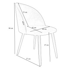Krzesło obrotowe Colin BL06 – czarna podstawa, styl i wygoda