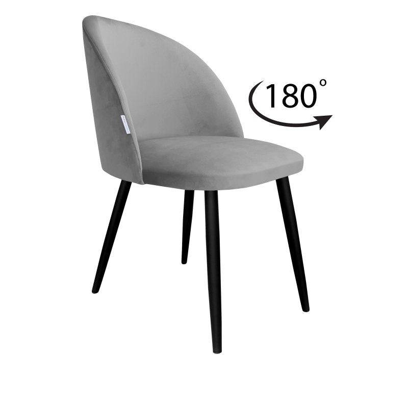 Krzesło obrotowe Colin BL06 – czarna podstawa, styl i wygoda