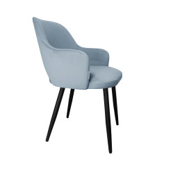 Krzesło Milano BL06 – czarna noga, elegancja i komfort