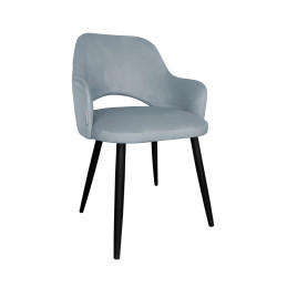 Krzesło Milano BL06 – czarna noga, elegancja i komfort