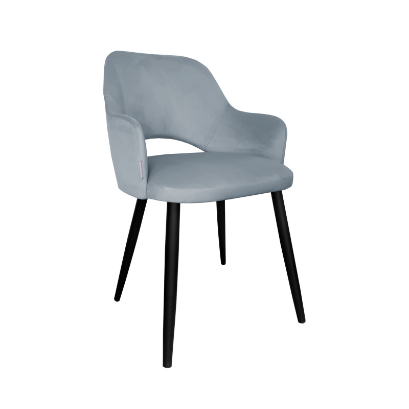 Krzesło Milano BL06 – czarna noga, elegancja i komfort