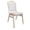 Krzesło Vega bankietowe złoty stelaż Berit Beż – elegancja