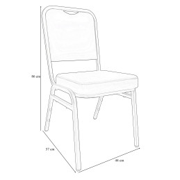 Krzesło Marco Sparta konferencyjne bankietowe | metal