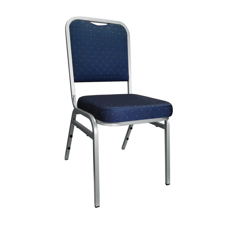 Krzesło Marco tkanina Dot bankietowe konferencyjne stelaż metalowy