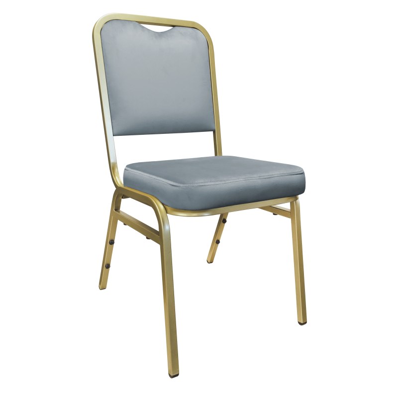 Krzesło Marco welur konferencyjne bankietowe | metal