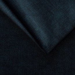 Krzesło obrotowe Colin 180° – morski aksamit, złota podstawa