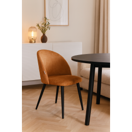 Krzesło Colin tkanina Vogue noga metalowa