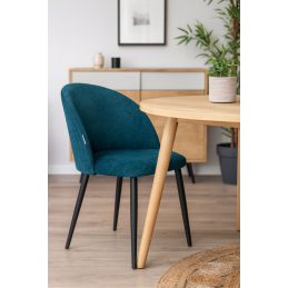 Krzesło Colin noga metalowa tkanina Vogue